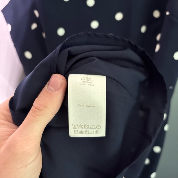 Boden Polka Dot Fit & Flare Sleeveless Midi Dress Size 4 - Picture 3 of 4